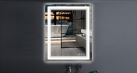 Светодиодная ванная умное зеркало освещенный квадратный разумный безтуманный душевое зеркало