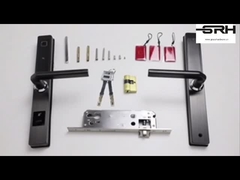 Зуб WiFi электронное цифров умного домашнего замка ручки отпечатка пальцев голубой умное