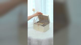 Шкатулка для драгоценностей с прямыми поставками через границу, большая, легкая, роскошная, высококачественная, многослойная, большая емкость.