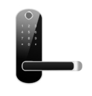 Ручка двери гостиницы двери евро водоустойчивая умная запирает замок отпечатка пальцев цифров умной двери ворот биометрический