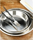 Прочная стальная смесительная посуда металлическая салатная посуда для приготовления пищи