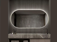 Умный динамик ванная комната отель полный душ светодиодный зеркало стена висящий прямоугольник