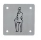 Нержавеющая сталь акриловая ванная свет дверь номер знаки пластины для туалета туалет