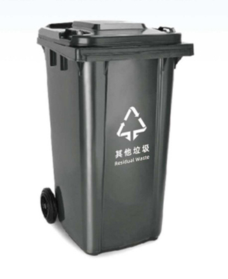 Производитель 120l 240l 360l 660l 1100l открытые большие пластиковые колесные мусорные баки/мусорные баки/мусорные баки для продажи