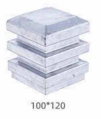 100x100 или 4x4 дюймов Алюминиевый забор Пост Капкана Орнаментальный Сливочный Пост Капкана