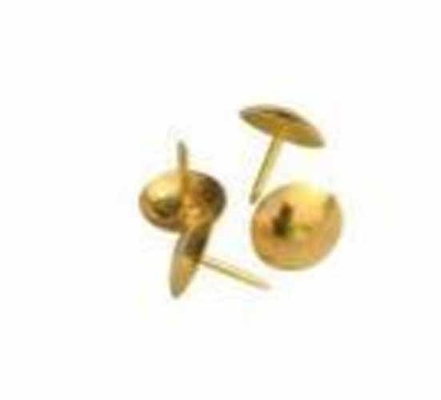 Brass Decorative Furniture Sofa Nails With Cap Head And Smooth Shank Standard DIN