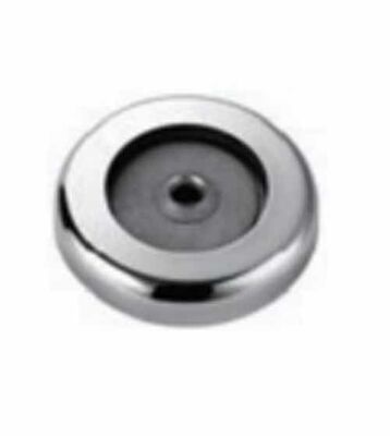 Hot Selling Modern Style 12mm Satin Finish Handrail Railing Fittings Round Plastic Connector Hardware for Outdoor Balcony Deck