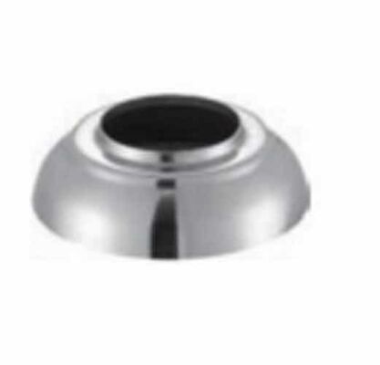 Stainless Steel Universal Pipe Base Wardrobe Hardware with Thickened Hanger Towel and Clothes Rail Spherical Flange Flange Base