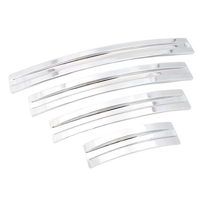 Modern Square Solid Aluminum Cabinet Handles Matt Black Drawer Pulls Linear Wardrobe Dresser Bedroom Villa Furniture Hardware