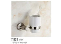 Отполированные аксессуары Bathroom металла держателя чашки Tunbler оцинковывают держатель щетки Tumbler