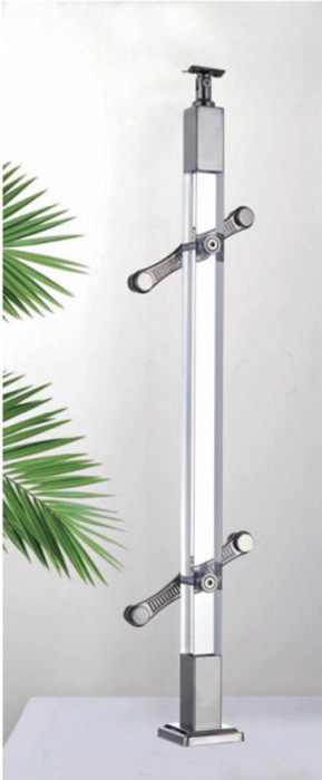 Modern Indoor Crystal Acrylic Staircase Stair Railing Handrail For Sale