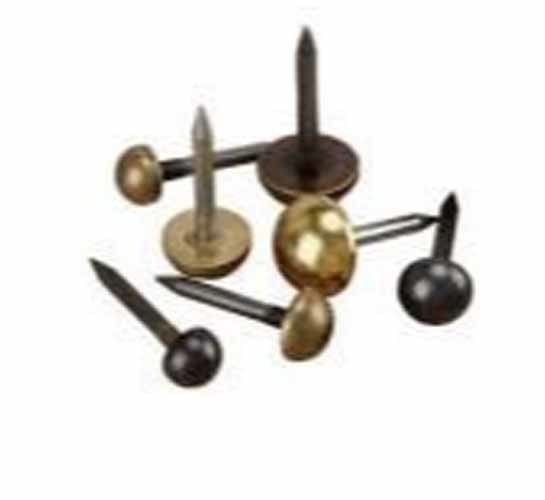 Brass Decorative Furniture Sofa Nails With Cap Head And Smooth Shank Standard DIN