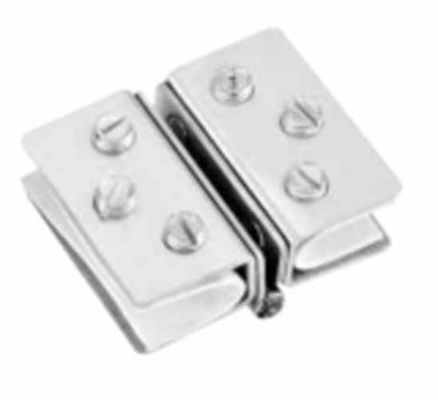 Регулируемая двойная сторона алюминиевой сплавы стеклянной полки поддержки 180 градусов стеклянной скобки