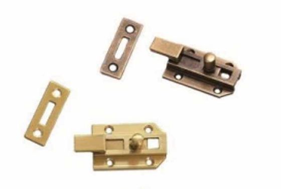 Регулируемый засов для антикварных окон и дверей, а также домашний латунный замок с 2 ключами