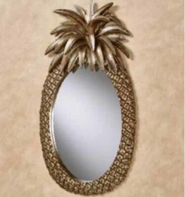 Настраиваемое ПУ рамочное декоративное стеновое зеркало в стиле арт-деко Стекло Нерегулярное зеркало для гостиной Спальня Декоративное зеркало